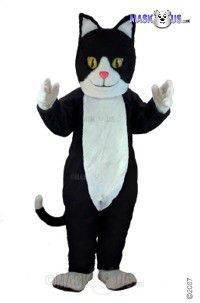 Black & White Cat Mascot Costume T0039