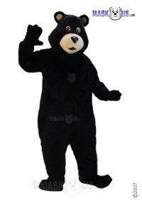 Black Bear Mascot Costume T0047