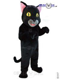 Black Cat Mascot Costume T0037