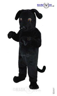 Black Lab Mascot Costume T0091