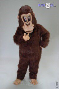 Brown Gorilla Mascot Costume 43287