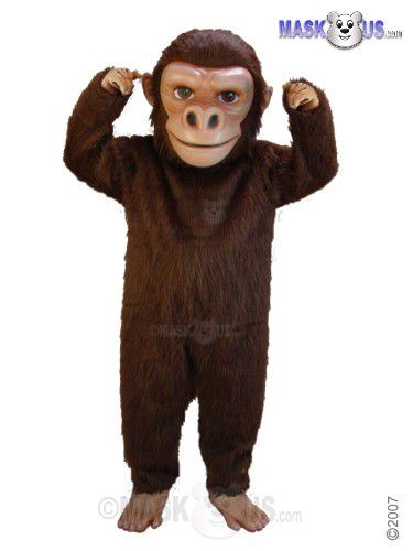 Brown Gorilla Mascot Costume T0175