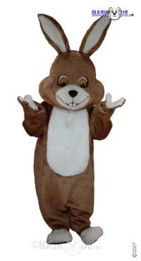 Brown Rabbit Mascot Costume T0229