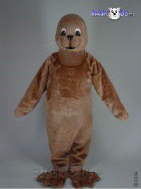 Brown Seal Mascot Costume 47323
