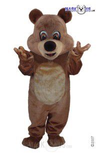 Brown Teddy Mascot Costume T0053