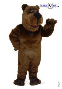 Cartoon Grizzly Mascot Costume T0041