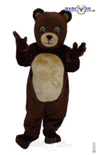 Chocolate Bear Mascot Costume T0046