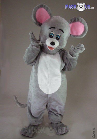 Grey Mouse Mascot Costume 42264