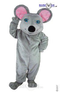 Grey Mouse Mascot Costume T0069