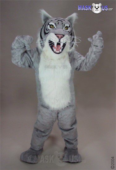Grey Wildcat Mascot Costume 23083