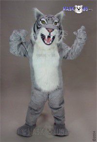Grey Wildcat Mascot Costume 23083