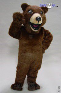Happy Grizzly Mascot Costume 41032
