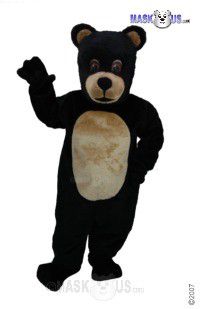 Jr Black Bear Mascot Costume T0049