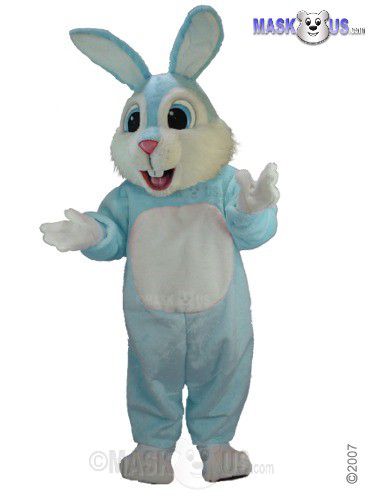 Light Blue Rabbit Mascot Costume T0232