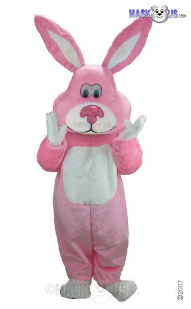 Pink Cottontail Mascot Costume T0256