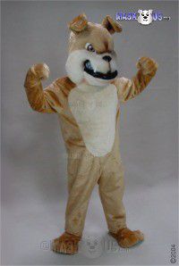 Tan Bulldog Mascot Costume 45427