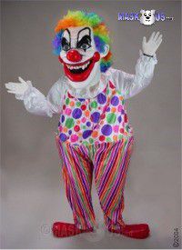 Evil Clown Mascot Costume 29197