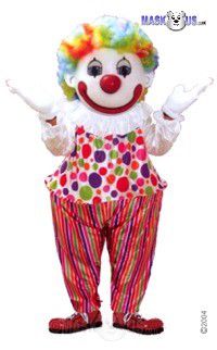 Happy Clown Mascot Costume 49197