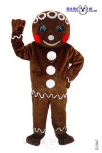 MS Gingerbread Mascot Costume T0267