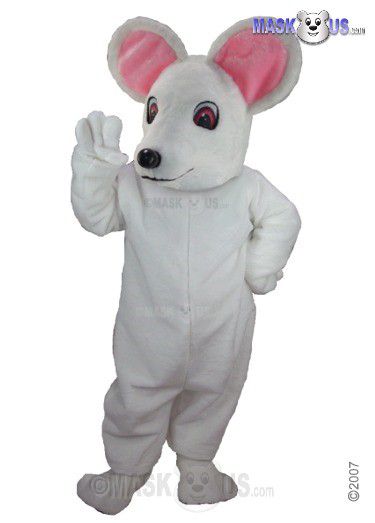 Albino Mouse Mascot Costume T0066
