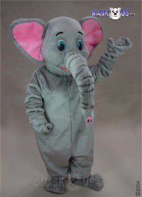 Asian Elephant Mascot Costume 41290