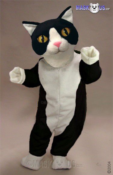 Black & White Cat Mascot Costume 43088