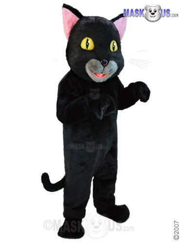 Black Cat Mascot Costume T0037
