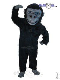 Black Gorilla Mascot Costume T0177