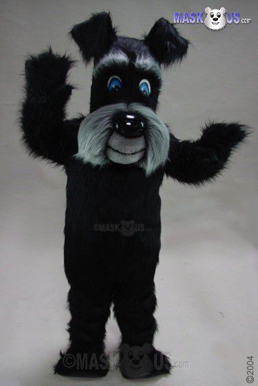 Black Terrier Mascot Costume 45128