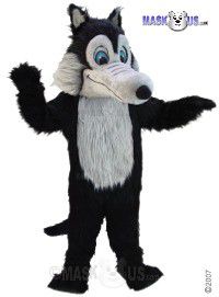 Black Wolf Mascot Costume T0108