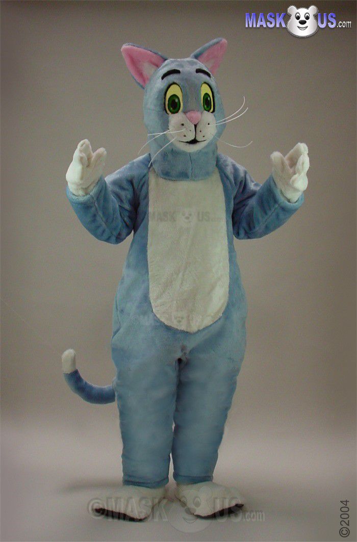 blue cat costume