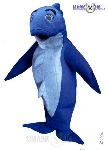 Blue Fish Mascot Costume 47702