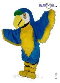 Blue Macaw Mascot Costume T0152