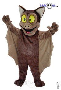 Brown Bat Mascot Costume T0190