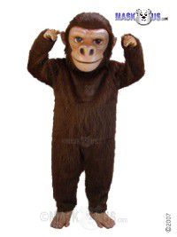 Brown Gorilla Mascot Costume T0175