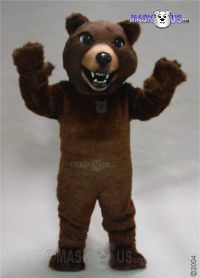 Brown Grizzly Mascot Costume 21032