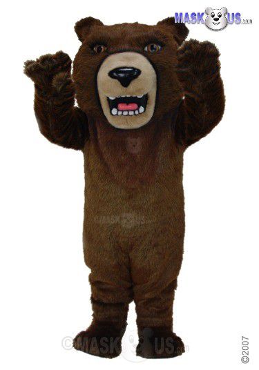 Brown Grizzly Mascot Costume T0043