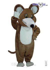 Brown Mouse Mascot Costume T0068