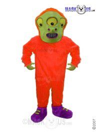 Toon Alien Mascot Costume T0277
