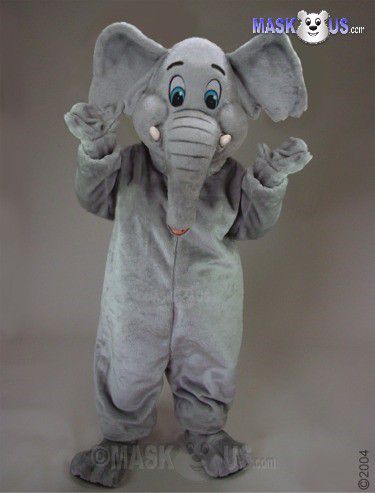 Cartoon Elephant Mascot Costume 41295