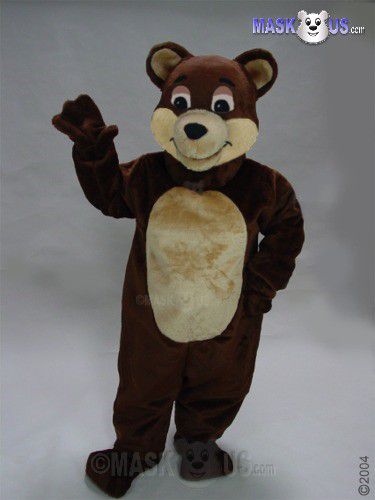 Chocolate Bear Mascot Costume 41421