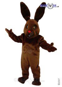 Chocolate Bunny Mascot Costume T0223