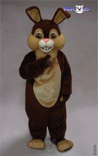 Chocolate Rabbit Mascot Costume 45009