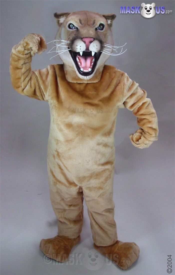 Deluxe Cougar Mascot Costume Halloween Costume Christmas Party Fancy Dress Adult Size for Men & Women 
