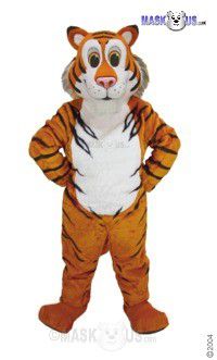 Friendly Tiger Mascot Costume 43072