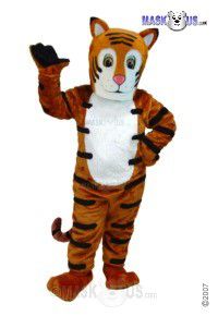 Friendly Tiger Mascot Costume T0006