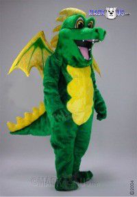 Green Dragon Mascot Costume 46105