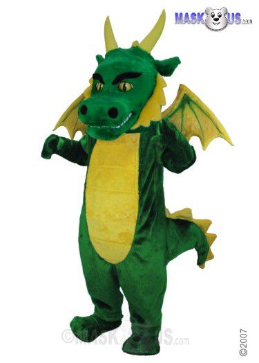 Green Dragon Mascot Costume T0211
