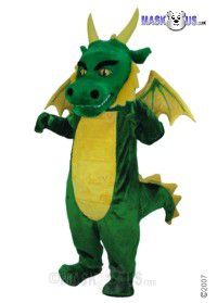 Green Dragon Mascot Costume T0211