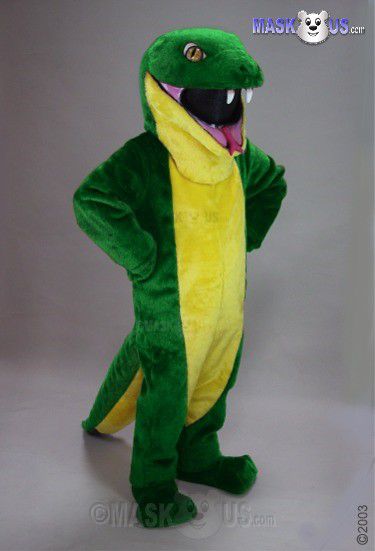 Green Snake Mascot Costume 46076